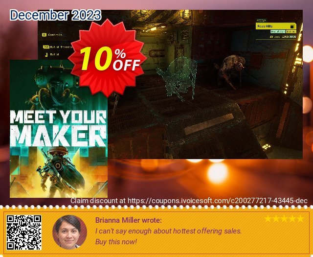 Meet Your Maker PC verblüffend Ermäßigung Bildschirmfoto