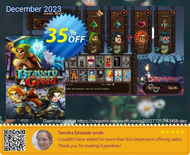 Bravery and Greed PC genial Promotionsangebot Bildschirmfoto