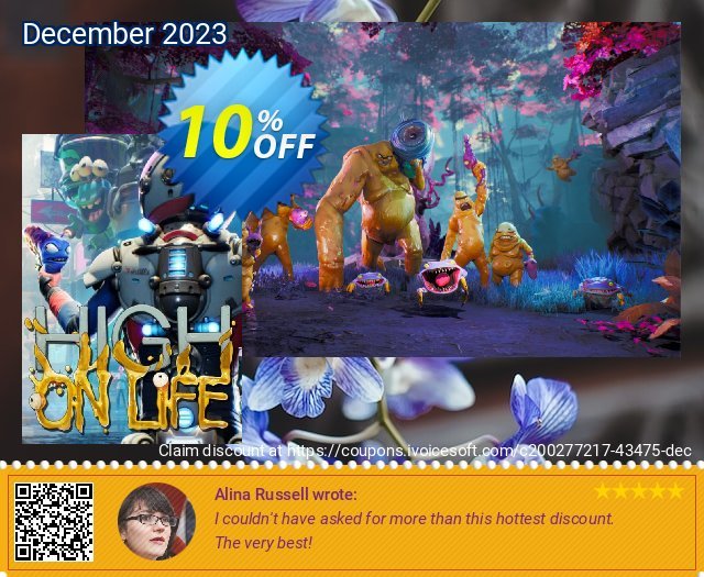 High On Life PC verblüffend Promotionsangebot Bildschirmfoto