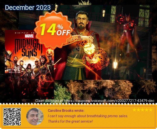 Marvel&#039;s Midnight Suns Digital+ Edition PC (EPIC GAMES) baik sekali penawaran waktu Screenshot