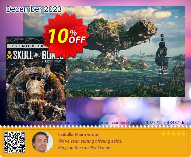 SKULL AND BONES Premium Edition PC discount 10% OFF, 2024 Memorial Day promo. SKULL AND BONES Premium Edition PC Deal 2024 CDkeys