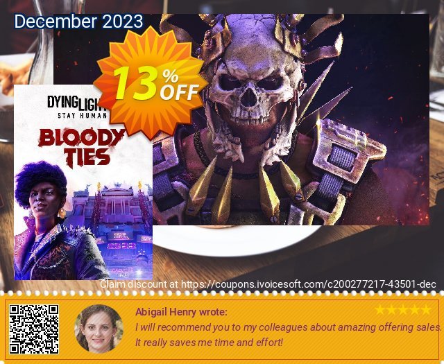 Dying Light 2 Stay Human: Bloody Ties PC - DLC discount 13% OFF, 2024 April Fools' Day offer. Dying Light 2 Stay Human: Bloody Ties PC - DLC Deal 2024 CDkeys