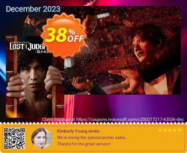 Lost Judgment PC discount 38% OFF, 2024 April Fools' Day promotions. Lost Judgment PC Deal 2024 CDkeys