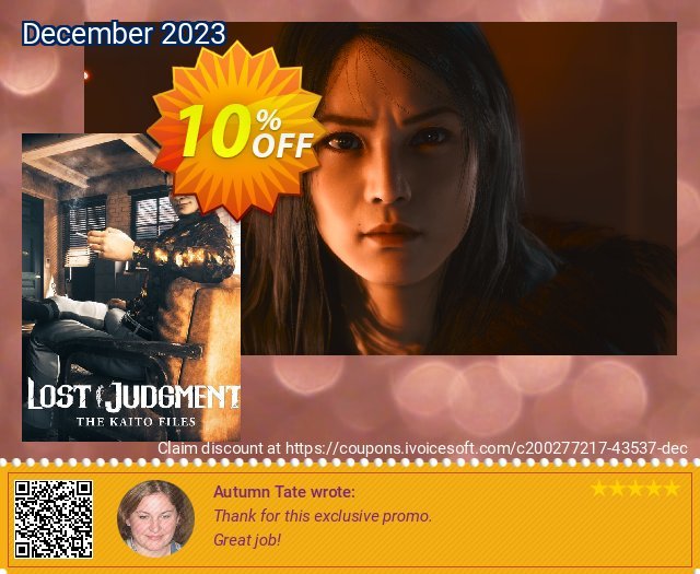 Lost Judgment - The Kaito Files Story Expansion PC - DLC discount 10% OFF, 2024 Memorial Day deals. Lost Judgment - The Kaito Files Story Expansion PC - DLC Deal 2024 CDkeys
