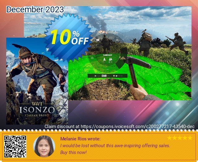 Isonzo PC discount 10% OFF, 2024 Mother's Day offering discount. Isonzo PC Deal 2024 CDkeys
