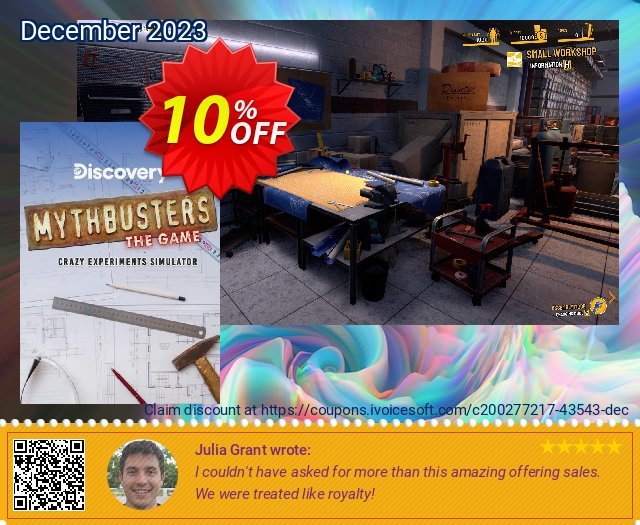 MythBusters: The Game - Crazy Experiments Simulator PC luar biasa sales Screenshot