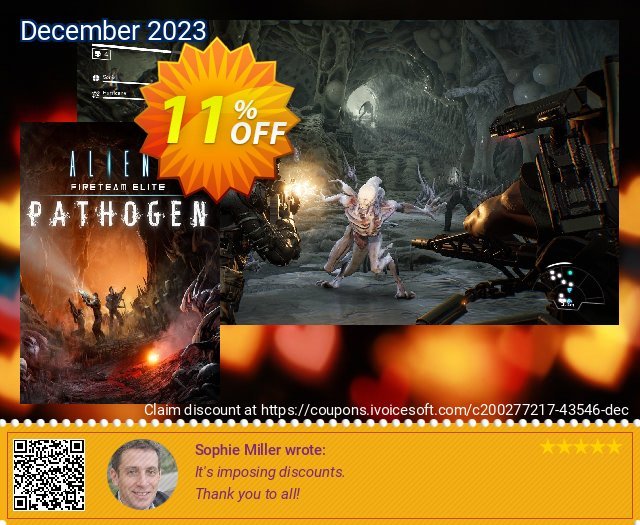 Aliens: Fireteam Elite - Pathogen Expansion PC - DLC 大きい  アドバタイズメント スクリーンショット