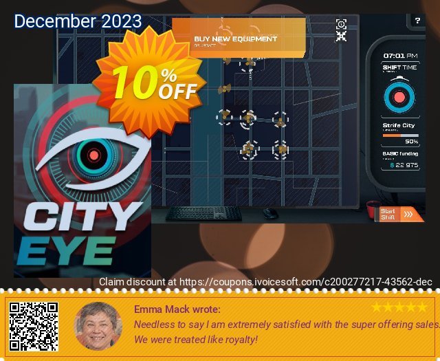 City Eye PC discount 10% OFF, 2024 Easter Day offering deals. City Eye PC Deal 2024 CDkeys