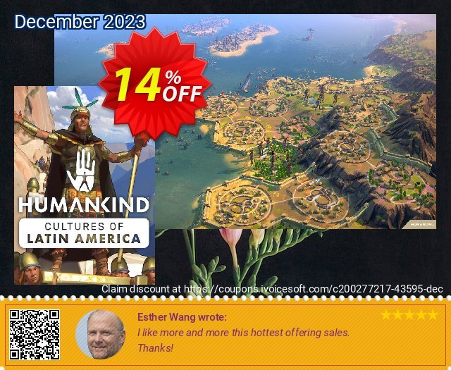 HUMANKIND- Cultures of Latin America Pack PC - DLC discount 14% OFF, 2024 Mother's Day offer. HUMANKIND- Cultures of Latin America Pack PC - DLC Deal 2024 CDkeys