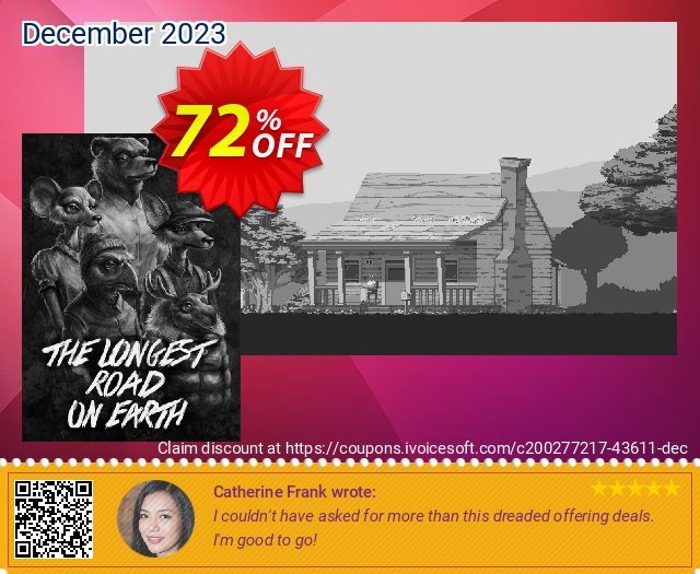 The Longest Road on Earth PC discount 72% OFF, 2024 April Fools' Day discounts. The Longest Road on Earth PC Deal 2024 CDkeys