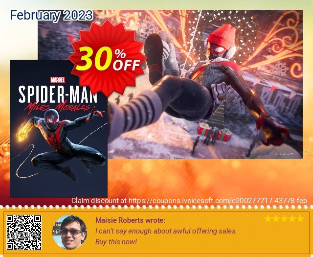 Marvel&#039;s Spider-Man: Miles Morales PC unglaublich Ermäßigungen Bildschirmfoto
