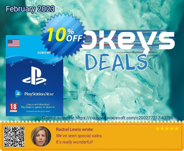 PlayStation Now - 3 Month Subscription (USA) discount 10% OFF, 2024 April Fools' Day offer. PlayStation Now - 3 Month Subscription (USA) Deal CDkeys