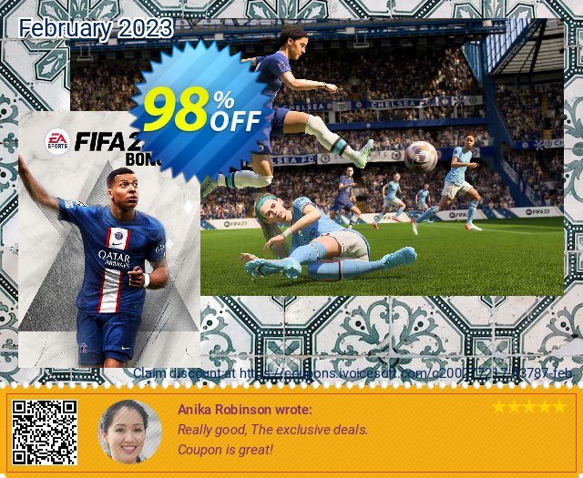 FIFA 23 Bonus PC - DLC discount 98% OFF, 2024 Memorial Day offering discount. FIFA 23 Bonus PC - DLC Deal CDkeys