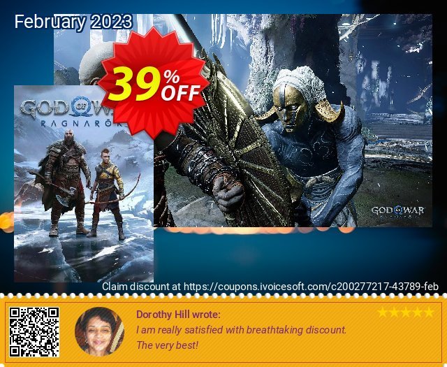 God of War Ragnarök PS5 (US) verwunderlich Preisreduzierung Bildschirmfoto