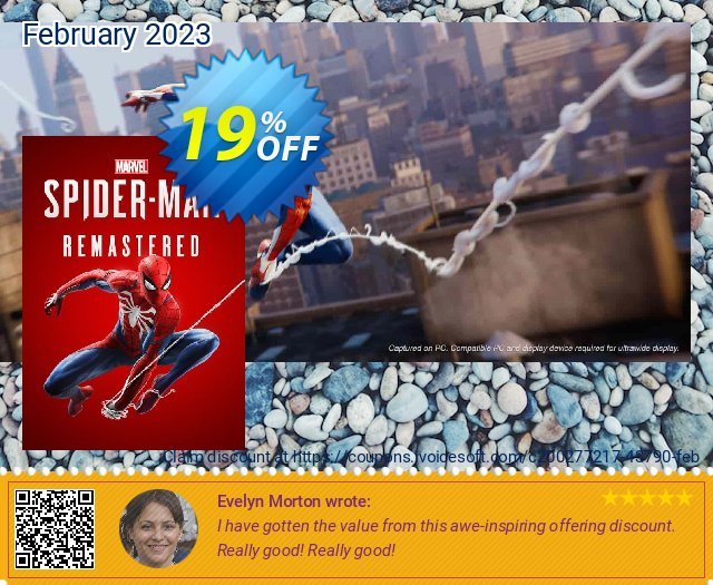 Marvel&#039;s Spider-Man Remastered PS5 (US) toll Preisnachlass Bildschirmfoto
