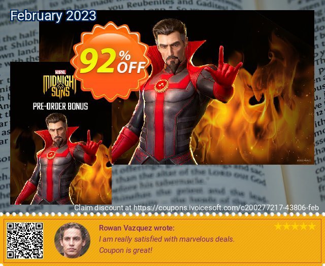 Marvel's Midnight Suns Bonus PC - DLC discount 92% OFF, 2024 April Fools' Day discount. Marvel&#039;s Midnight Suns Bonus PC - DLC Deal CDkeys