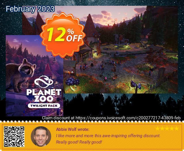 Planet Zoo: Twilight Pack PC - DLC unglaublich Beförderung Bildschirmfoto