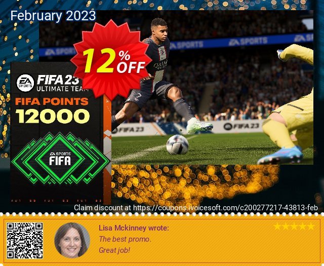 FIFA 23 ULTIMATE TEAM 12000 POINTS XBOX ONE/XBOX SERIES X|S discount 12% OFF, 2024 World Ovarian Cancer Day offering sales. FIFA 23 ULTIMATE TEAM 12000 POINTS XBOX ONE/XBOX SERIES X|S Deal CDkeys