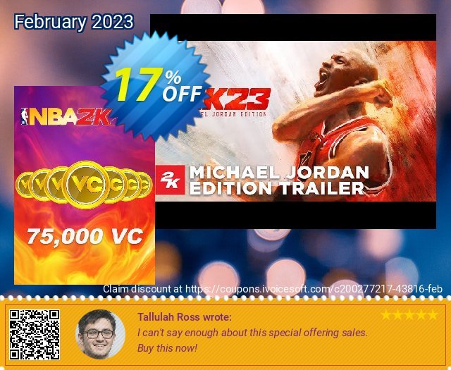 NBA 2K23 - 75,000 VC XBOX ONE/XBOX SERIES X|S 惊人的 优惠券 软件截图