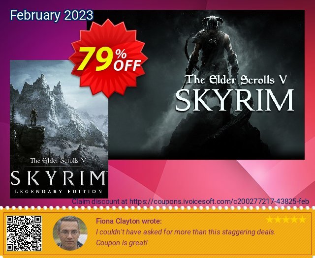 The Elder Scrolls V 5: Skyrim Legendary Edition (PC) 激动的 优惠 软件截图
