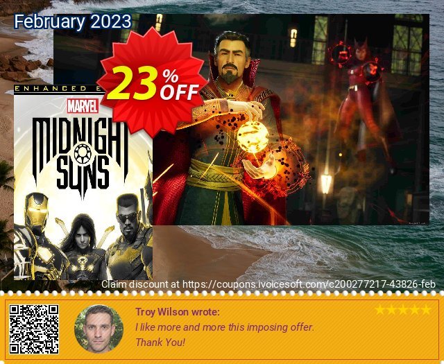 Marvel's Midnight Suns Enhanced Edition Xbox Series X|S (WW) discount 23% OFF, 2024 Working Day offering sales. Marvel&#039;s Midnight Suns Enhanced Edition Xbox Series X|S (WW) Deal CDkeys
