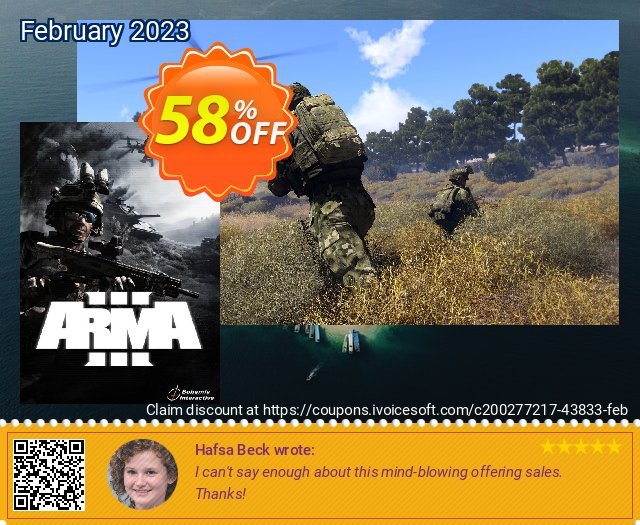 Arma 3 PC discount 58% OFF, 2024 Resurrection Sunday offering sales. Arma 3 PC Deal CDkeys