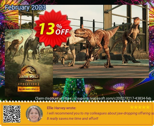 Jurassic World Evolution 2: Dominion Malta Expansion PC - DLC 可怕的 产品销售 软件截图