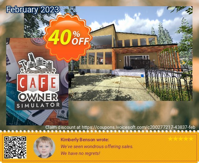Cafe Owner Simulator PC discount 40% OFF, 2024 World Press Freedom Day offering sales. Cafe Owner Simulator PC Deal CDkeys