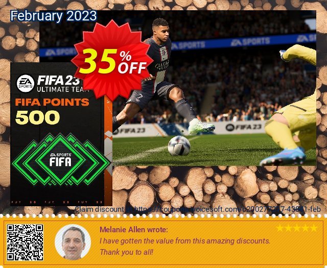 FIFA 23 ULTIMATE TEAM 500 POINTS PC 大的 优惠码 软件截图