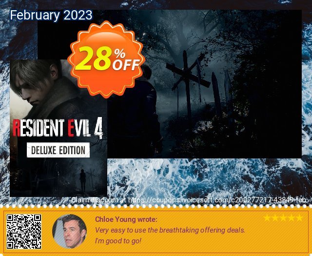 Resident Evil 4 Deluxe Edition PC discount 28% OFF, 2024 Mother Day offering sales. Resident Evil 4 Deluxe Edition PC Deal CDkeys