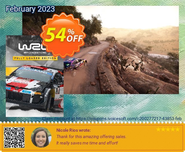 WRC Generations Fully Loaded Edition PC discount 54% OFF, 2024 Int' Nurses Day offering sales. WRC Generations Fully Loaded Edition PC Deal CDkeys