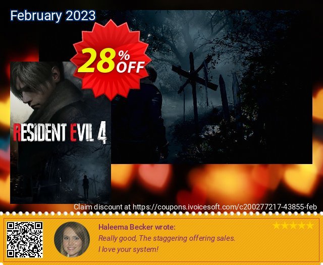 Resident Evil 4 PC discount 28% OFF, 2024 Labour Day offering sales. Resident Evil 4 PC Deal CDkeys