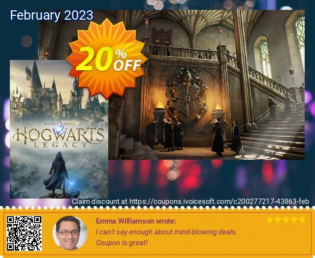 Hogwarts Legacy PC (EU & NA) discount 20% OFF, 2024 World Ovarian Cancer Day offering discount. Hogwarts Legacy PC (EU & NA) Deal CDkeys