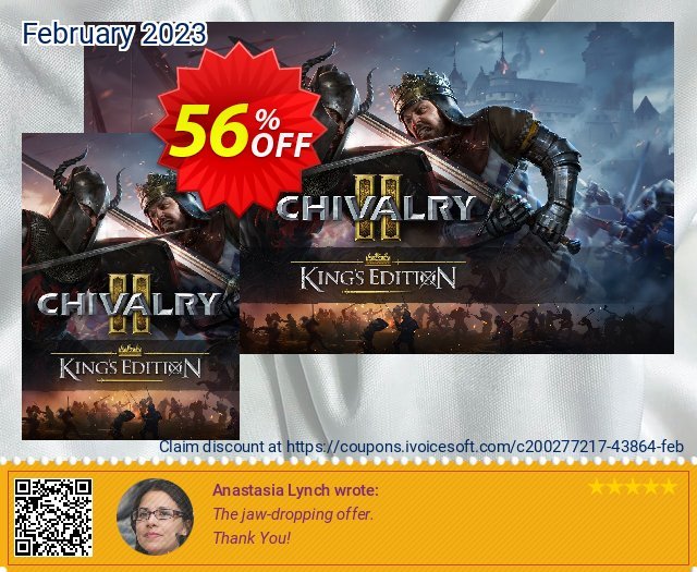 Chivalry 2 King's Edition PC discount 56% OFF, 2024 Mother Day offering sales. Chivalry 2 King&#039;s Edition PC Deal CDkeys