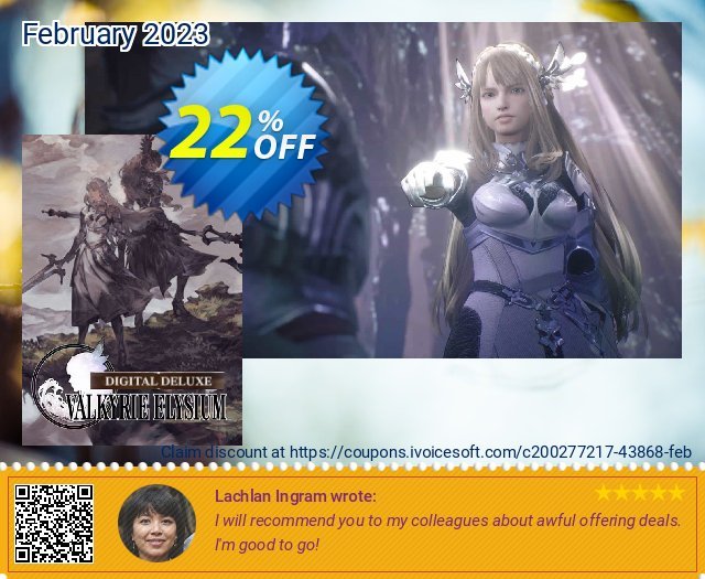 VALKYRIE ELYSIUM - Deluxe Edition PC discount 22% OFF, 2024 World Ovarian Cancer Day offering sales. VALKYRIE ELYSIUM - Deluxe Edition PC Deal CDkeys