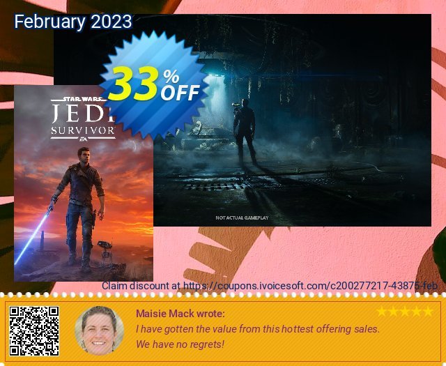 STAR WARS Jedi: Survivor PC (ORIGIN) discount 33% OFF, 2024 World Heritage Day offering sales. STAR WARS Jedi: Survivor PC (ORIGIN) Deal CDkeys