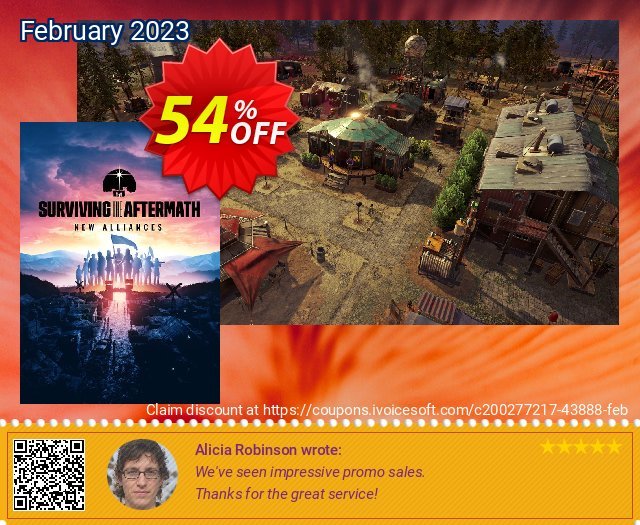 Surviving the Aftermath: New Alliances PC - DLC discount 54% OFF, 2024 World Ovarian Cancer Day offering sales. Surviving the Aftermath: New Alliances PC - DLC Deal CDkeys