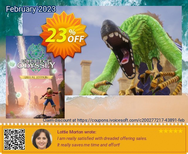 ONE PIECE ODYSSEY Deluxe Edition PC discount 23% OFF, 2024 Working Day offering sales. ONE PIECE ODYSSEY Deluxe Edition PC Deal CDkeys