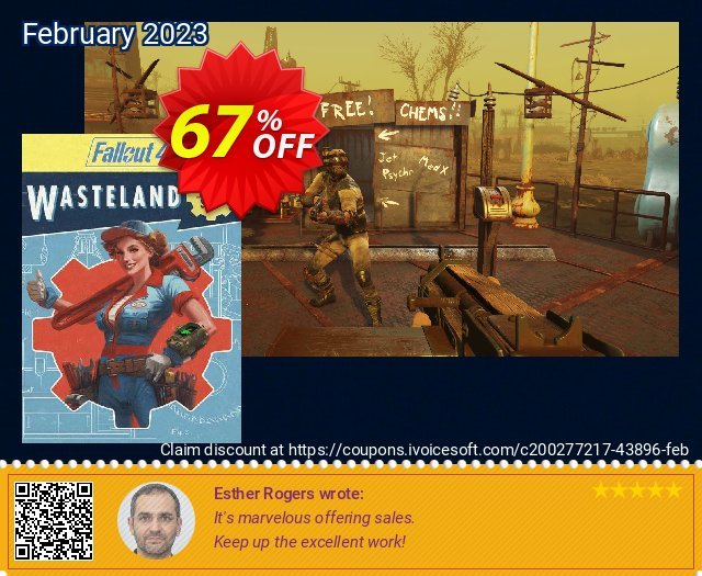 Fallout 4 - Wasteland Workshop PC - DLC discount 67% OFF, 2024 April Fools' Day discounts. Fallout 4 - Wasteland Workshop PC - DLC Deal CDkeys