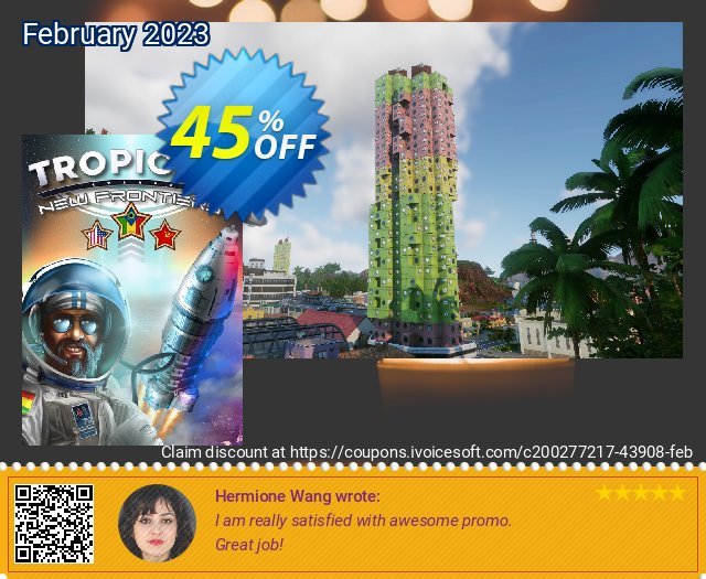Tropico 6 - New Frontiers PC - DLC discount 45% OFF, 2024 Int' Nurses Day offering sales. Tropico 6 - New Frontiers PC - DLC Deal CDkeys