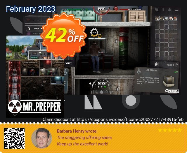 Mr. Prepper PC discount 42% OFF, 2024 Mother's Day promotions. Mr. Prepper PC Deal CDkeys