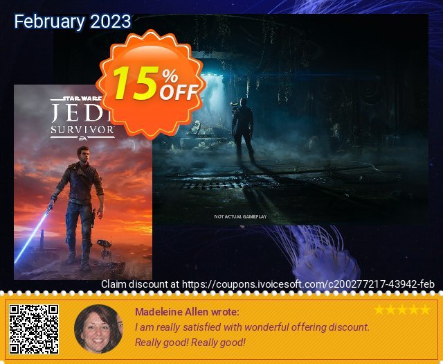 STAR WARS Jedi: Survivor PC (ORIGIN) (EN) discount 15% OFF, 2024 Easter Day offering deals. STAR WARS Jedi: Survivor PC (ORIGIN) (EN) Deal CDkeys