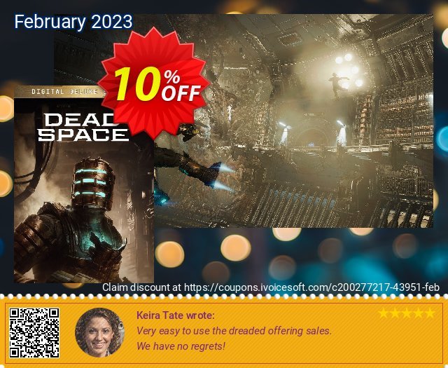 Dead Space Digital Deluxe Edition (Remake) PC - STEAM discount 10% OFF, 2024 April Fools' Day offering sales. Dead Space Digital Deluxe Edition (Remake) PC - STEAM Deal CDkeys