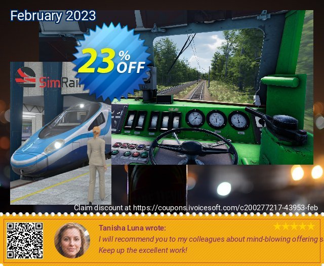 SimRail - The Railway Simulator PC menakuntukan penawaran promosi Screenshot