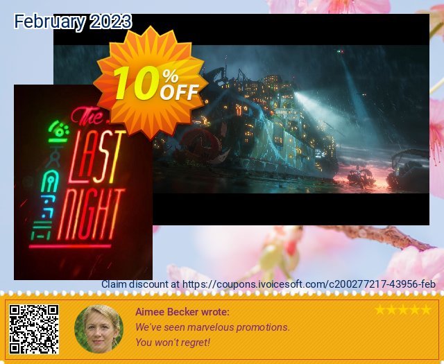 The Last Night PC klasse Verkaufsförderung Bildschirmfoto