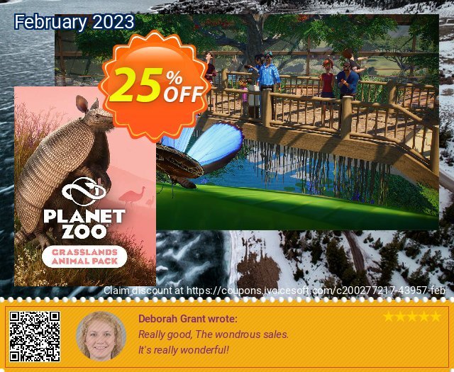 Planet Zoo: Grasslands Animal Pack PC - DLC eksklusif penawaran diskon Screenshot