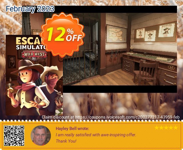 Escape Simulator: Wild West PC - DLC discount 12% OFF, 2024 African Liberation Day offering sales. Escape Simulator: Wild West PC - DLC Deal CDkeys