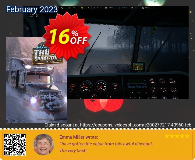 Alaskan Truck Simulator PC ausschließenden Preisnachlass Bildschirmfoto