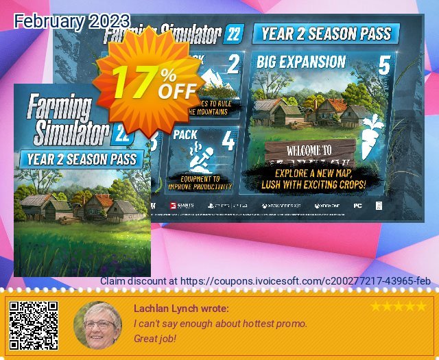 Farming Simulator 22 - Year 2 Season Pass PC - DLC (GIANTS) teristimewa promo Screenshot