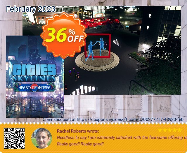 Cities: Skylines - Content Creator Pack: Heart of Korea PC - DLC mengherankan voucher promo Screenshot